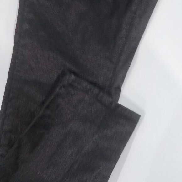 Lucky Brand Charlie jeans super skinny black glossy women's size 8 / 29 - Picture 10 of 15